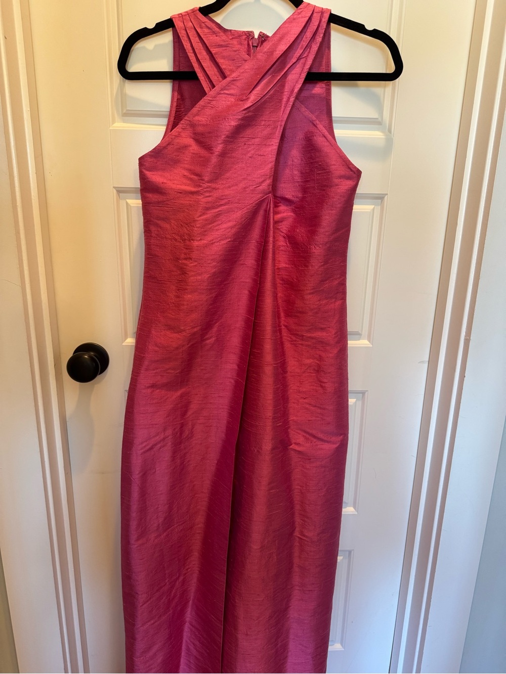 NWT Julia Amory Camille Dress Dupioni Silk Pink Size XS